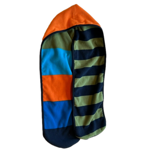 GAP Kids Green, Blue, Orange Striped Scarf